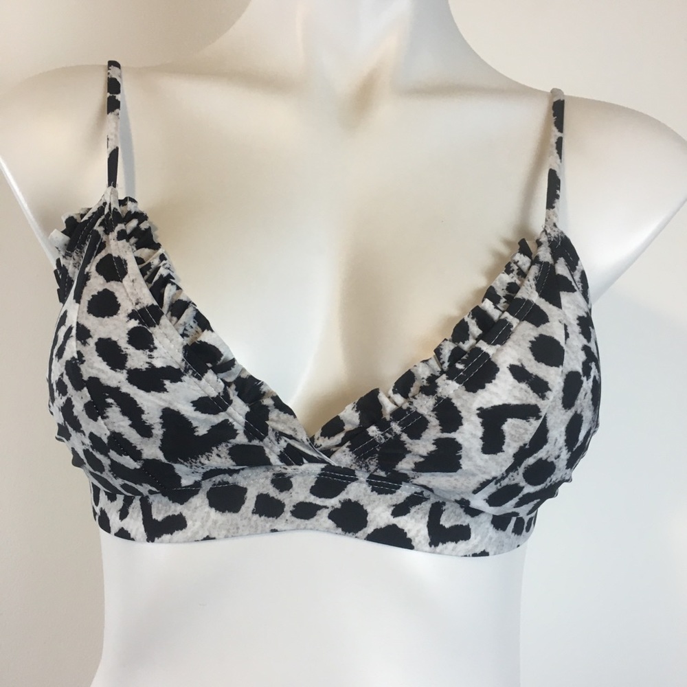 Cabana del Sol Bikini Animal Print Top